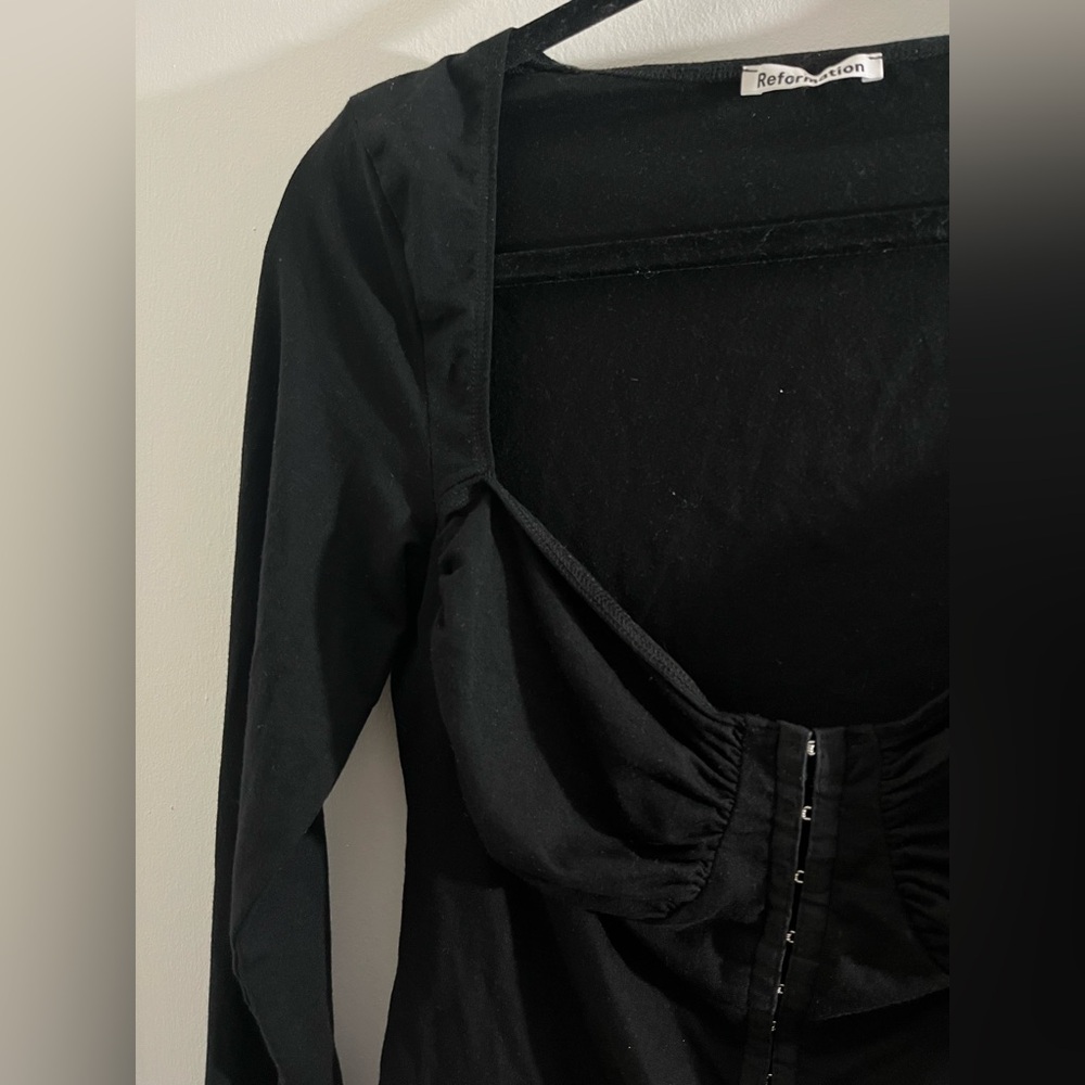 Reformation Front Clasp Blouse - Picture 4 of 10
